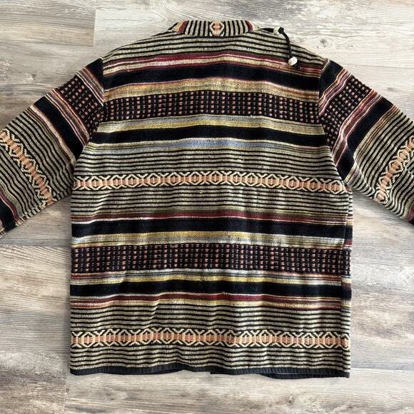 Flashback USA Boho Woven Cotton Jacket – Women’s Size S Southwest Pattern - Picture 6 of 8